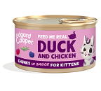 Edgard & Cooper kattenvoer Kitten Eend & Kip Chunks 85 gr