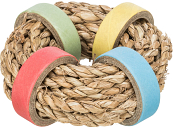 TRIXIE zeegrasring met ringen