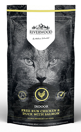 Riverwood kattenvoer Indoor Chicken & Duck 300 gr