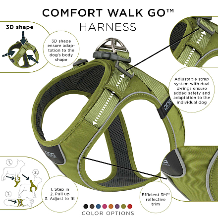DOG Copenhagen hondentuig Comfort Walk Go Hunting Green