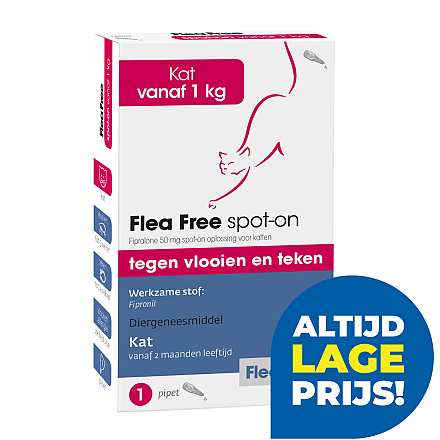 Flea Free Spot-On Kat <br>1 pipet