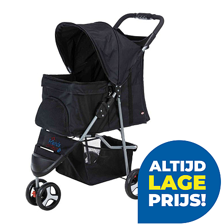 TRIXIE hondenbuggy zwart