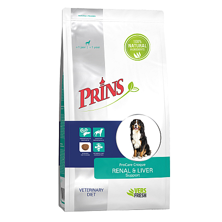 Prins Hondenvoer ProCare Veterinary Diet Croque Renal & Liver Support 10 kg