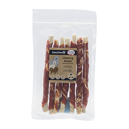 Beeztees Kauwsticks Eend & Kabeljauw 7 st