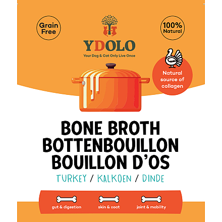 YDOLO Bottenbouillon Kalkoen 230 ml