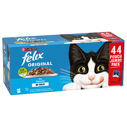 Felix Original Vis Selectie in Gelei <br>44 x 85 gr