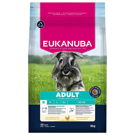 Eukanuba Hondenvoer Life Care Adult S Chicken 3 kg